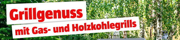 Grillgenuss mit Gas- und Holzkohlegrills