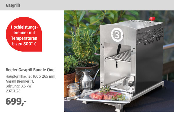 Beefer Gasgrill Bundle One