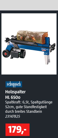 Scheppach Holzspalter HL 650o