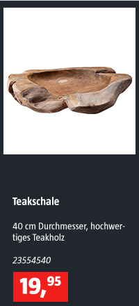 Teakschale