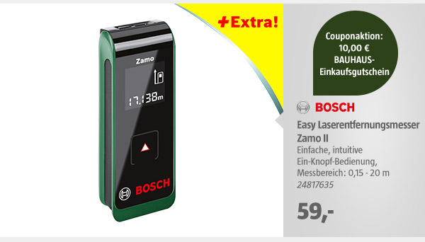 Bosch Easy Laserentfernungsmesser Zamo II