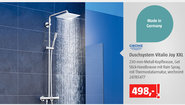 Grohe Duschsystem Vitalio Joy XXL