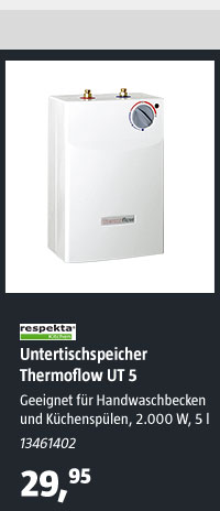 Respekta Untertischspeicher Thermoflow UT 5