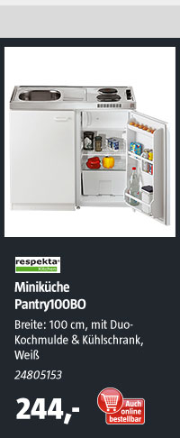 Respekta Miniküche Pantry100BO