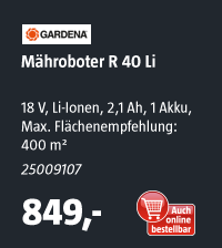 Mähroboter R 40 Li