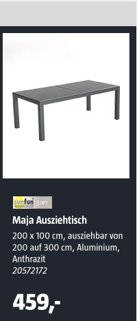 Sunfun Loft Maja Ausziehtisch