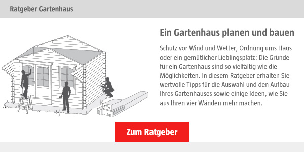 Ein Gartenhaus bauen und planen