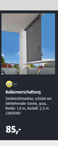 Balkonverschattung