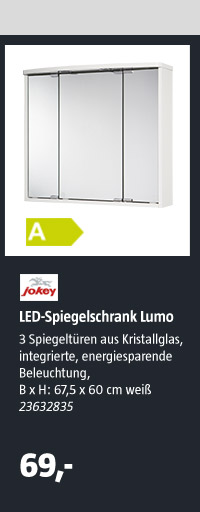 Jokey LED-Spiegelschrank Lumo