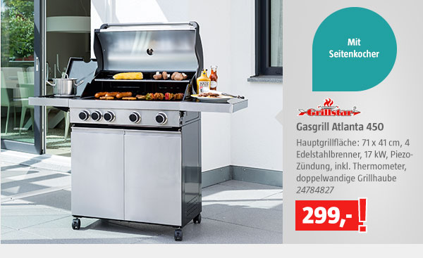 Grillstar Gasgrill Atlanta 450