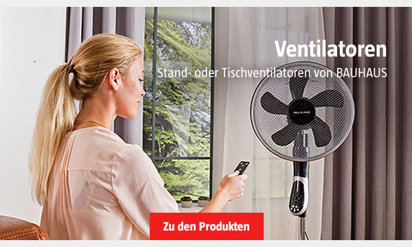 Ventilatoren Stand- oder Tischgeräte von BAUHAUS