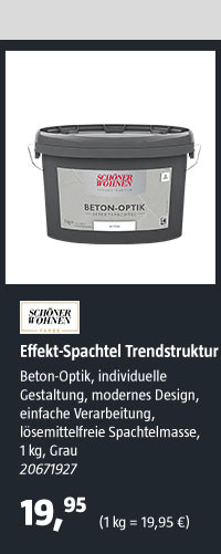 Schöner Wohnen Effekt-Spachtel Trendstruktur