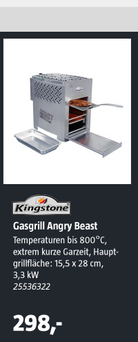 Kingstone Gasgrill Angry Beast